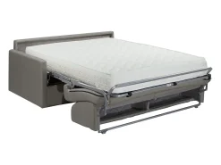 Sofá-cama exprés 3 plazas 22 cm terciopelo verde CALIFE