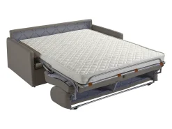 Sofá-cama exprés 3 plazas 14 cm terciopelo Verde CALIFE