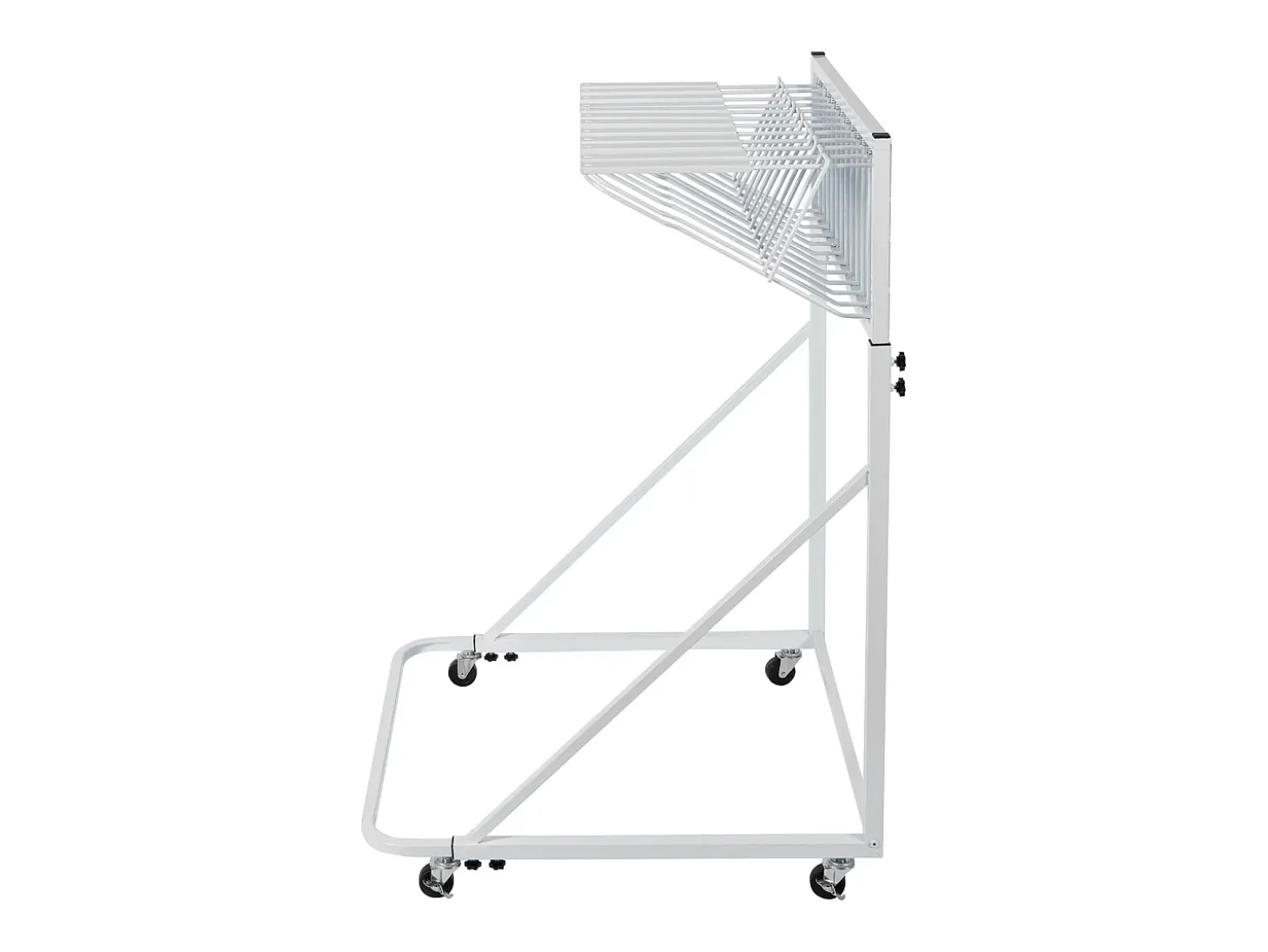 Soporte de Almacenamiento Móvil SucceBuy, 12 Soportes Giratorios, Altura y Anchura Ajustables para la Oficina/el Hogar