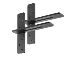 Soporte de Estante Flotante SucceBuy, 30.48x7.35x30.48 cm, Soportes de Pared Invisibles en T Robustos, Lote de 2, Capacidad de Carga 90 kg, con Tornillos