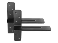 Soporte de Estante Flotante SucceBuy, 30.48x7.35x30.48 cm, Soportes de Pared Invisibles en T Robustos, Lote de 2, Capacidad de Carga 90 kg, con Tornillos