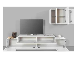 Soporte de TV mural blanco de diseño moderno Stady WH