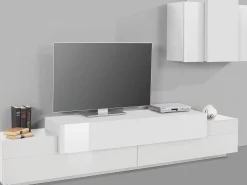 Soporte de TV mural blanco de diseño moderno Stady WH