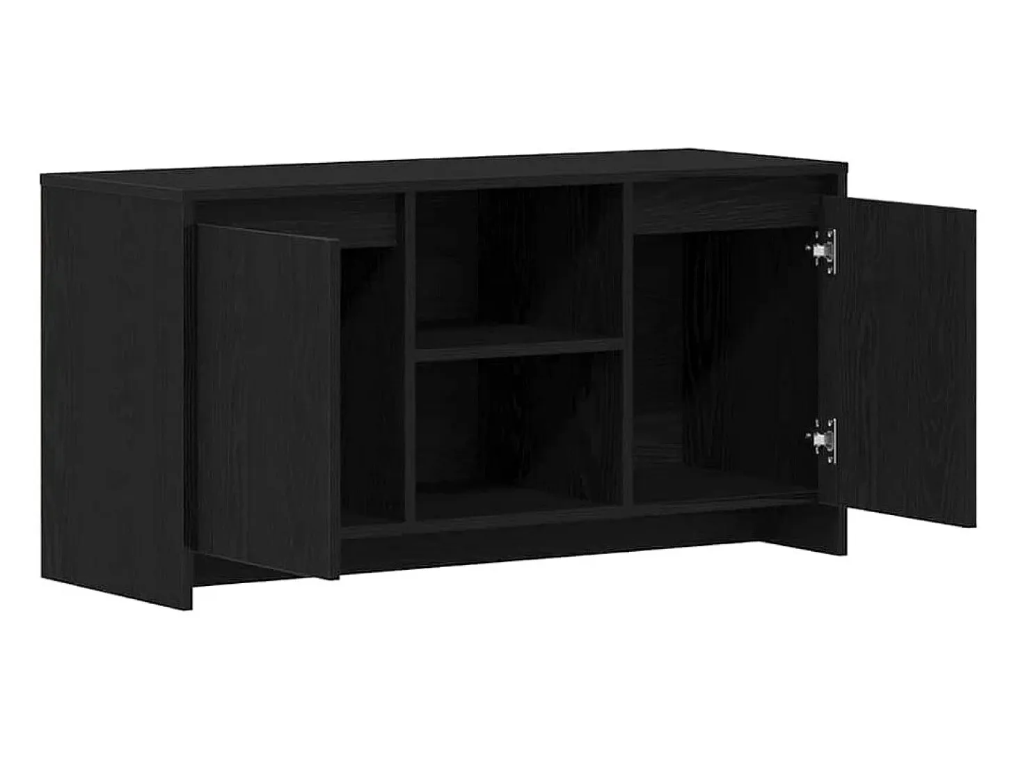 Soporte de TV Negro 102 x 37.5 x 52.5 cm Madera contrachapada