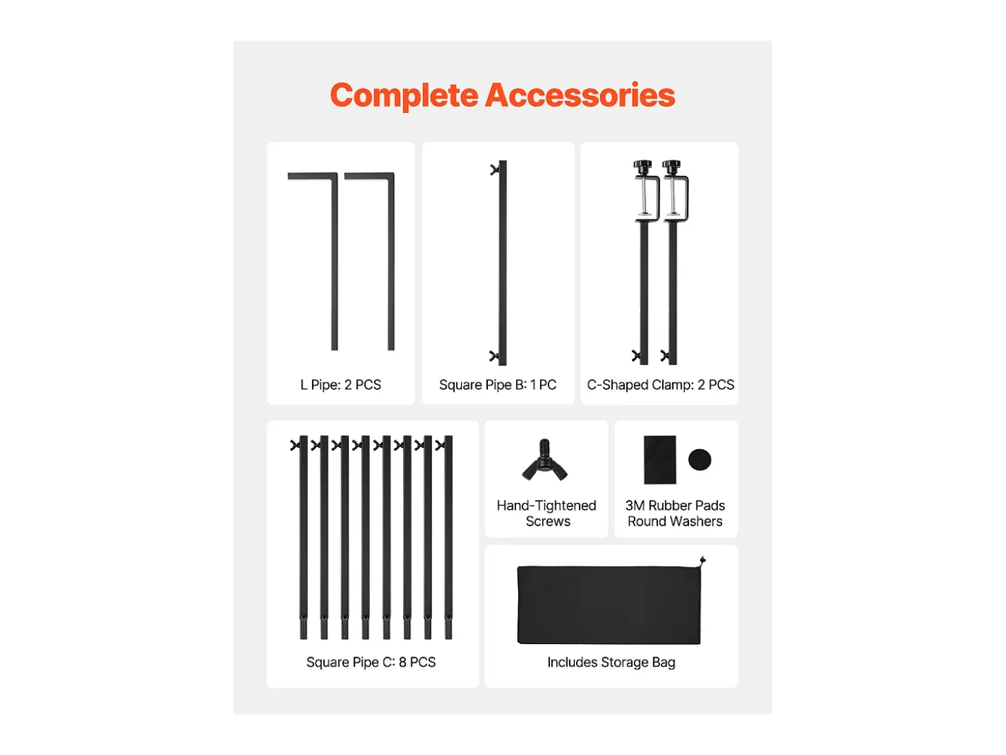 Soporte de Vara de Mesa SucceBuy con Pinzas, Soporte Arco de Mesa, Altura Ajustable 33-107 cm Longitud Ajustable 71.1-249 cm, Marco de Arco Metal