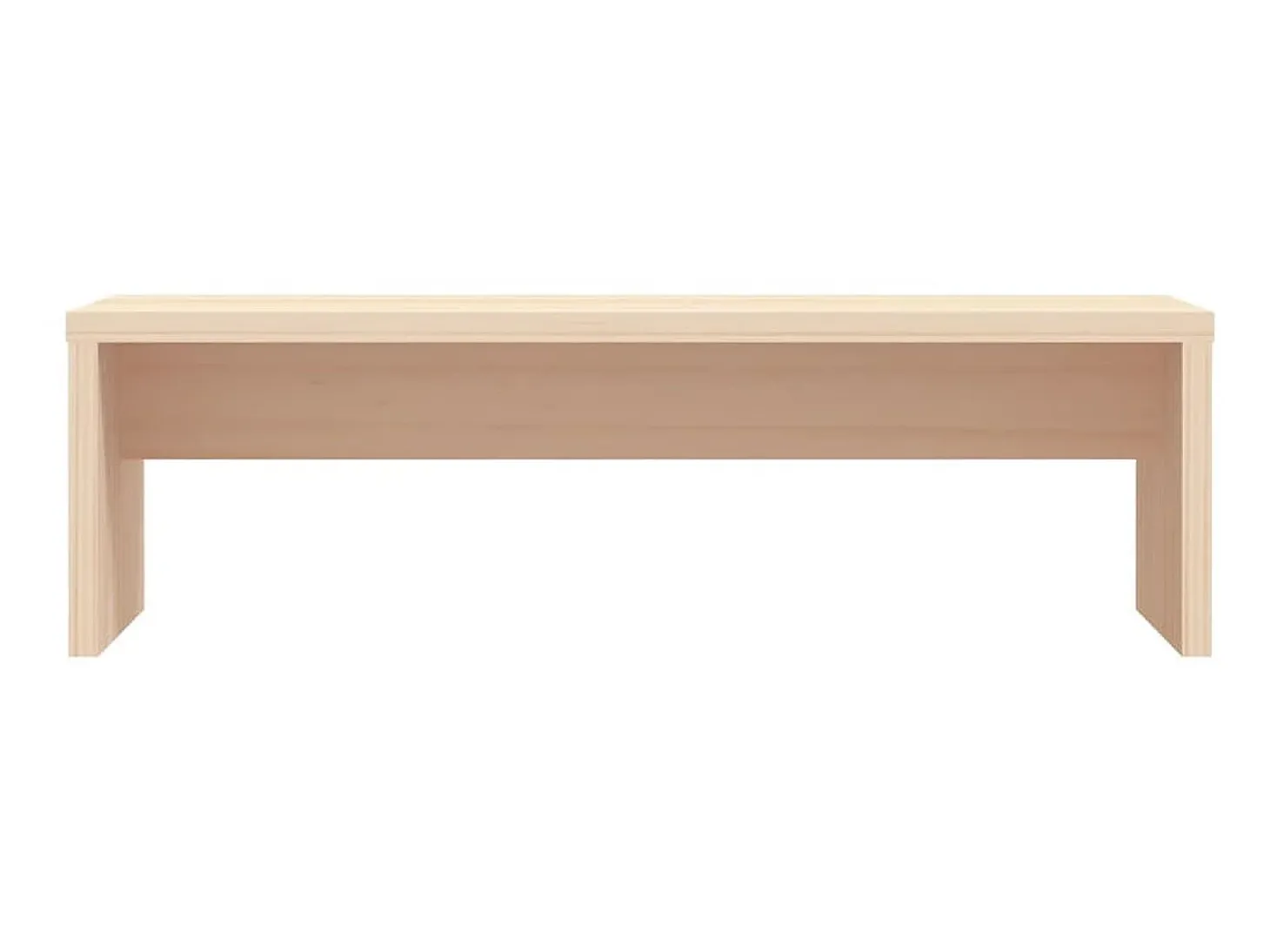 Soporte para monitor madera maciza de pino 50x27x15 cm ES67966