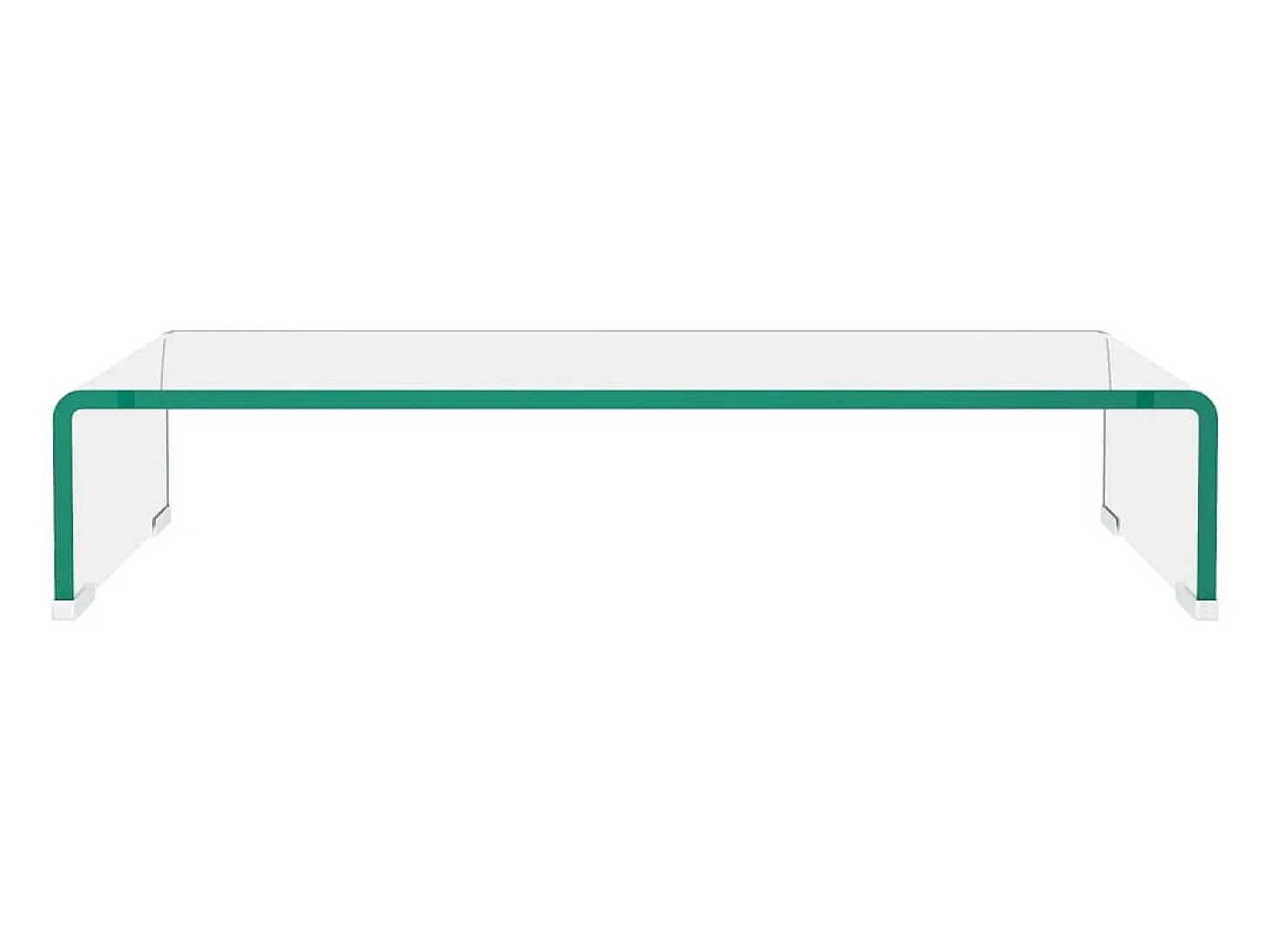 Soporte para TV cristal claro 60x25x11 cm ES84015