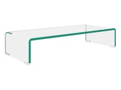 Soporte para TV cristal claro 60x25x11 cm ES84015