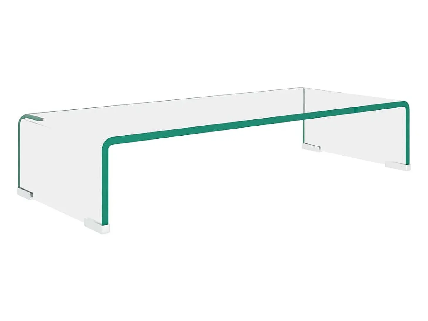 Soporte para TV cristal claro 60x25x11 cm ES84015