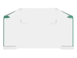 Soporte para TV cristal claro 60x25x11 cm ES84015