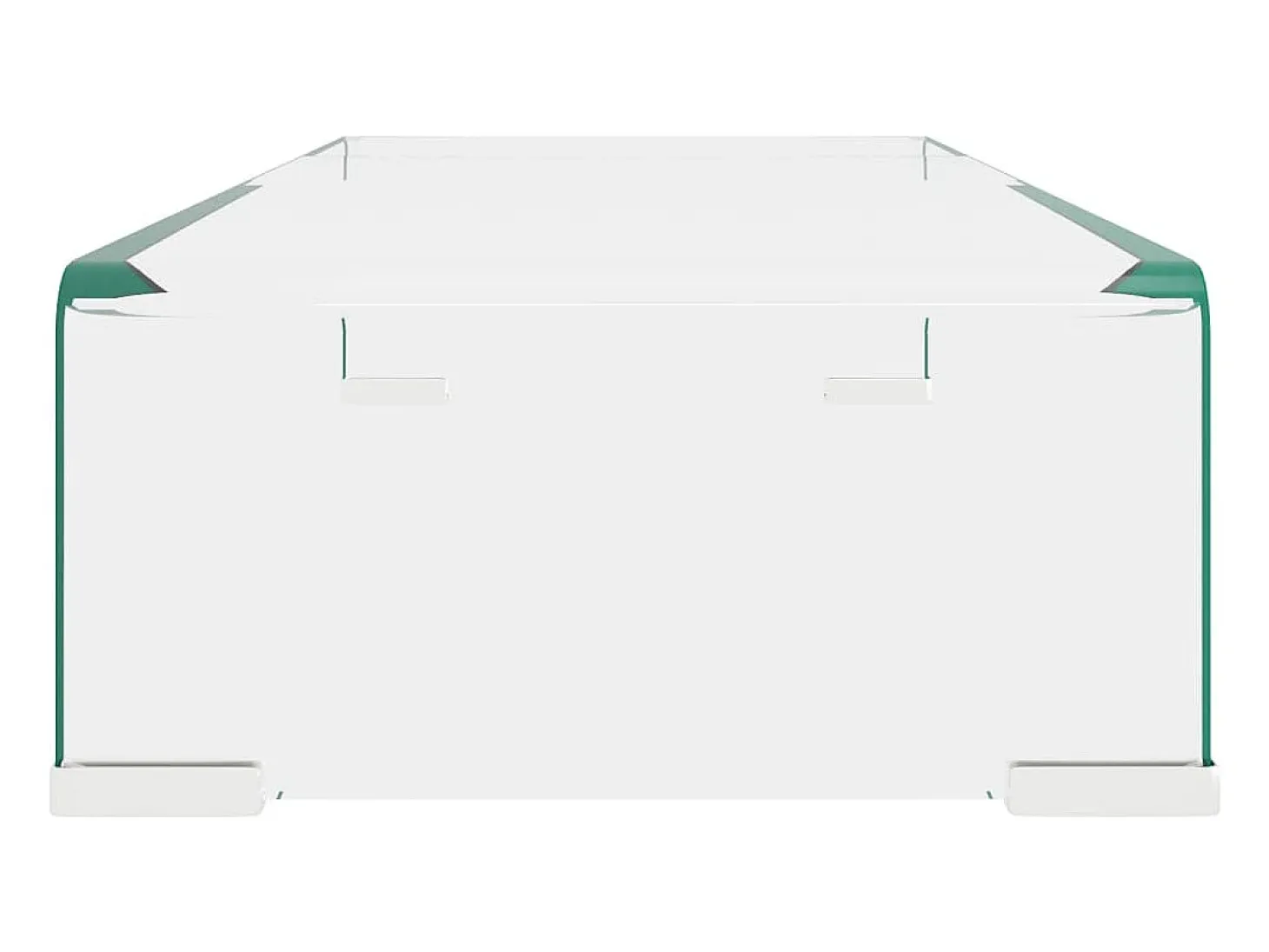 Soporte para TV/Elevador monitor cristal claro 60x25x11 cm