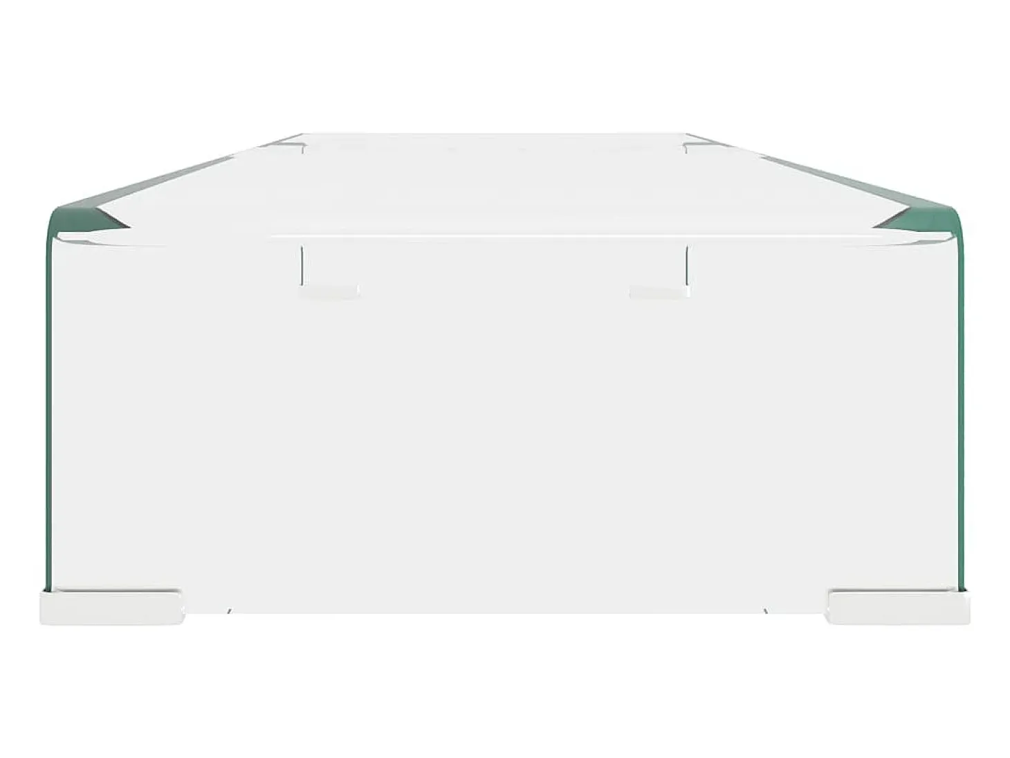 Soporte para TV/Elevador monitor cristal claro 90x30x13 cm