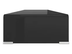 Soporte para TV/Elevador monitor cristal negro 110x30x13 cm ES195595