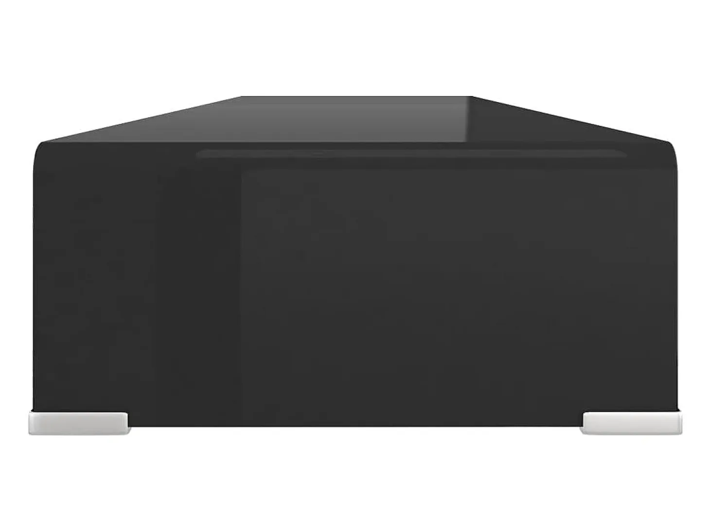 Soporte para TV/Elevador monitor cristal negro 110x30x13 cm ES195595