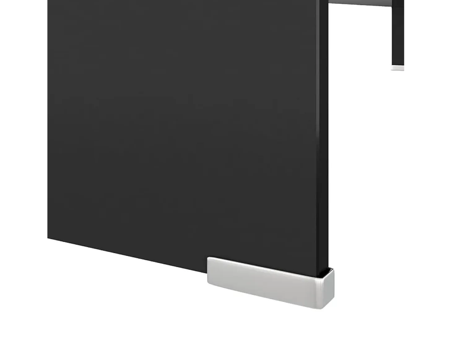 Soporte para TV/Elevador monitor cristal negro 110x30x13 cm ES195595
