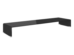 Soporte para TV/Elevador monitor cristal negro 110x30x13 cm ES195595
