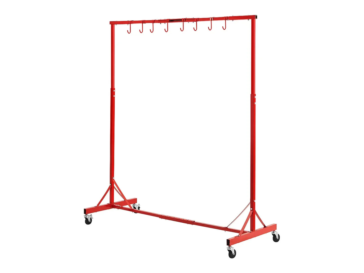 Soporte SucceBuy para Pintura Ajustable en Altura, con 8 Ganchos Resistentes y una Capacidad de Carga Máxima de 30 kg - Organización Perfecta para Proyectos