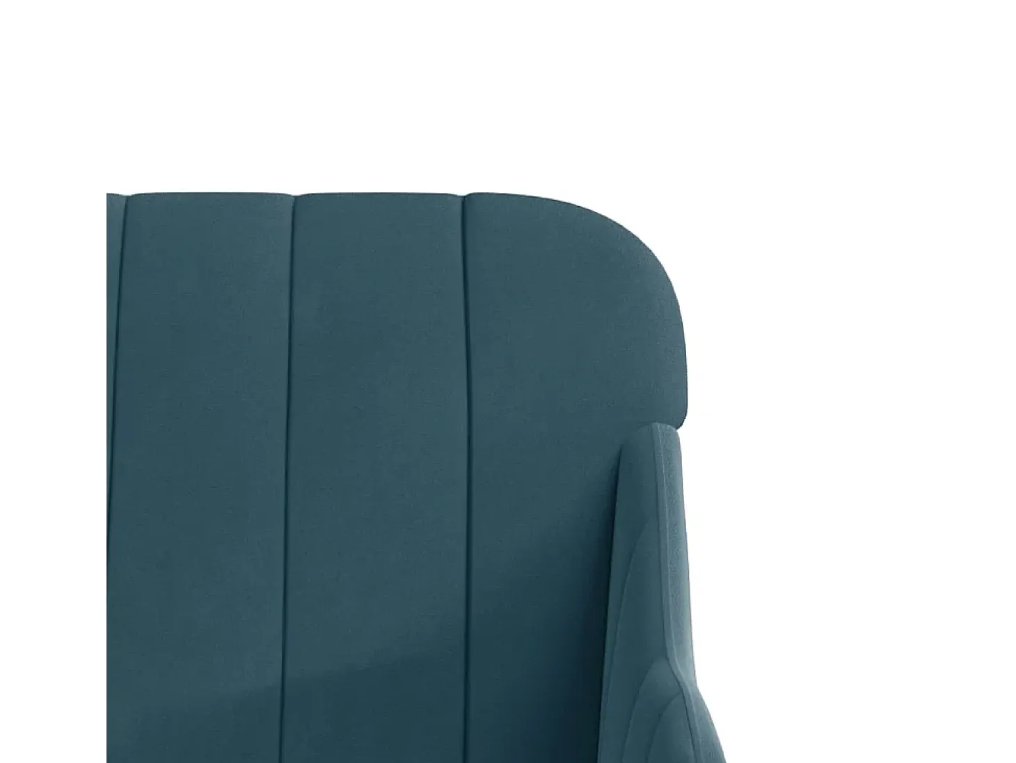 Streetsboro Sillón de terciopelo azul 63x76x80 cm