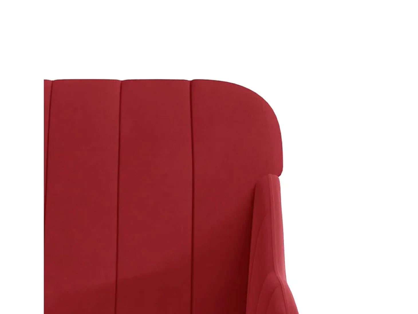 Streetsboro Sillón de terciopelo rojo tinto 63x76x80 cm