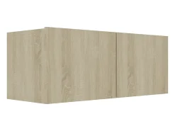 Sultan Juego de muebles de salón 4 piezas roble Sonoma 80x30x30 cm
