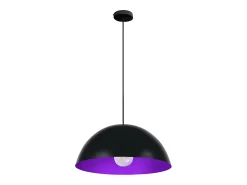 Suspensión TOSEL , metal,Negro ,A78x D42,5xP42,5cm