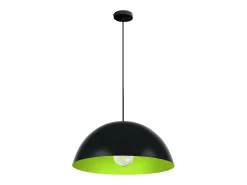 Suspensión TOSEL , metal,Negro ,A78x D 42,5xP42,5cm