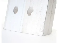 Tabla vibratoria decorativa, blanco