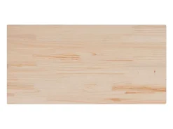 Tablero de mesa rectangular madera maciza pino 100x50x2,5 cm