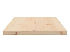 Tablero de mesa rectangular madera maciza pino 90x40x2,5 cm
