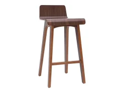 Taburete / Silla de bar madera oscura 65 cm BALTIK