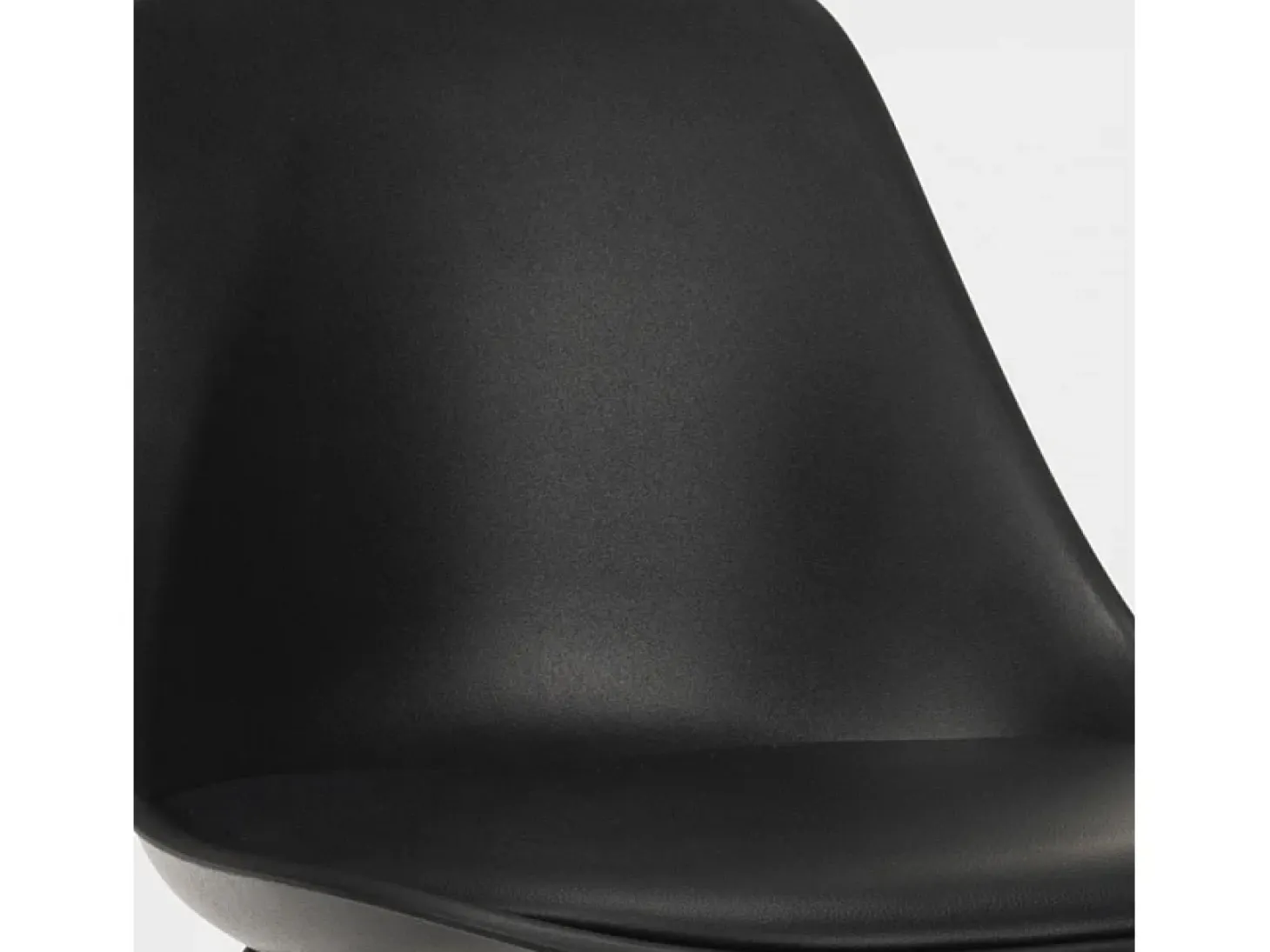 Taburete alto de metal para barra de cocina con cojín de diseño moderno Willis - Negro
