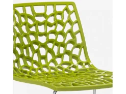 Taburete de bar de diseño Grand Soleil 64cm Mini Spider - Verde Anís