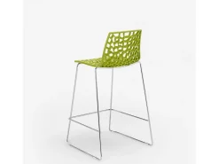 Taburete de bar de diseño Grand Soleil 64cm Mini Spider - Verde Anís
