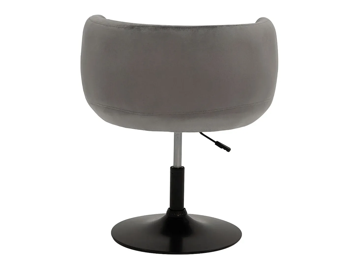 Taburete de bar de terciopelo gris NOLAN