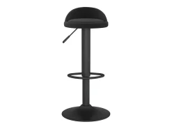 Taburete de bar de terciopelo negro