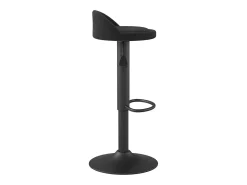Taburete de bar de terciopelo negro