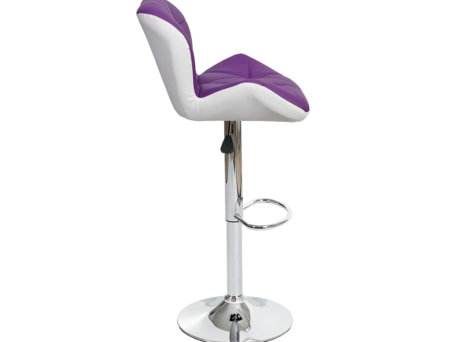Taburete de bar MCW-A92 (set de 2), morado