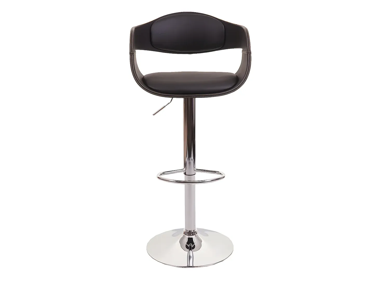 Taburete de bar MCW-A47b, negro