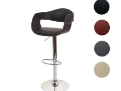 Taburete de bar MCW-A47b, negro