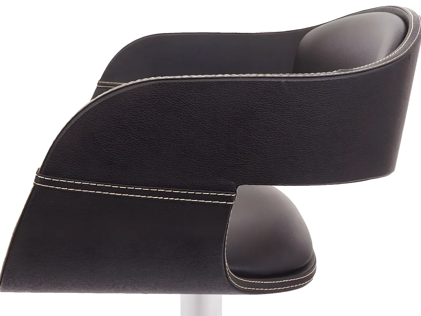 Taburete de bar MCW-A47b, negro