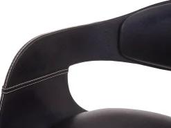 Taburete de bar MCW-A47b, negro