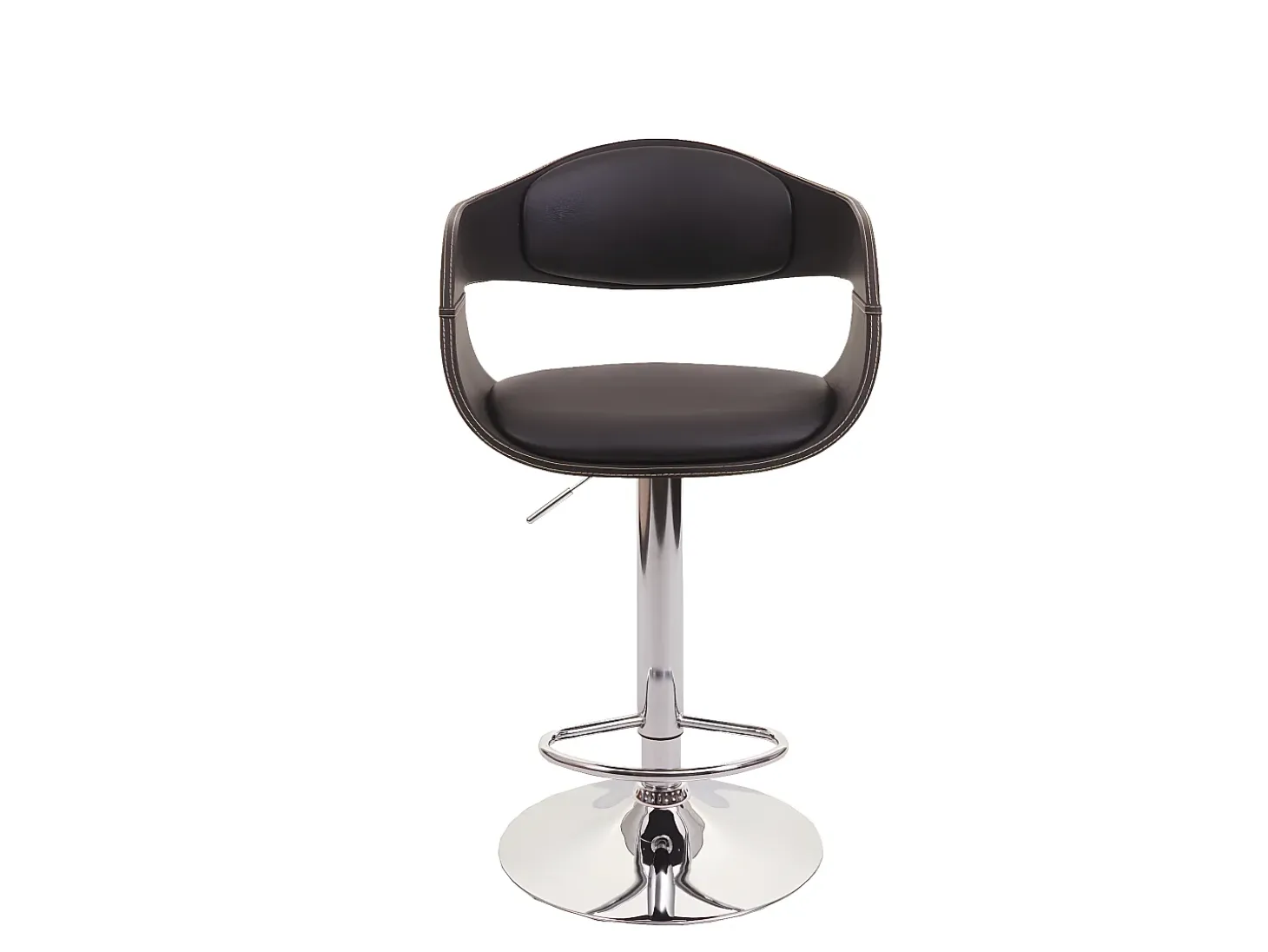 Taburete de bar MCW-A47b, negro