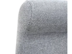 Taburete de bar MCW-C33 (juego de 2), gris claro, patas claras, tela/textil