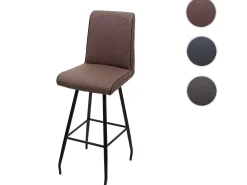 Taburete de bar MCW-H72, marrón