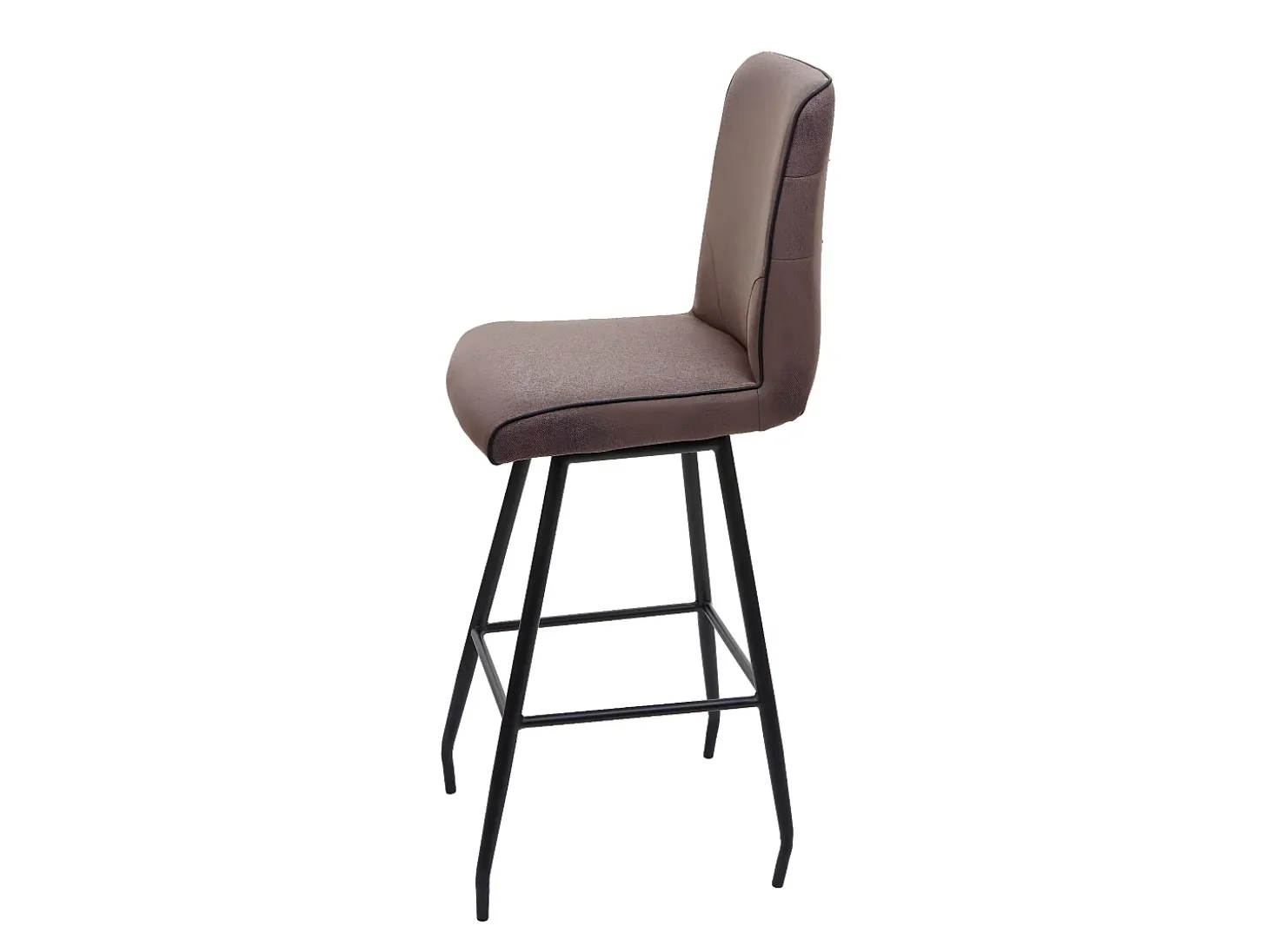 Taburete de bar MCW-H72, marrón