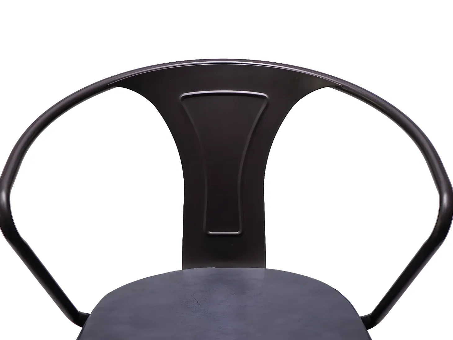 Taburete de bar MCW-H10b (juego de 2), vintage negro-gris