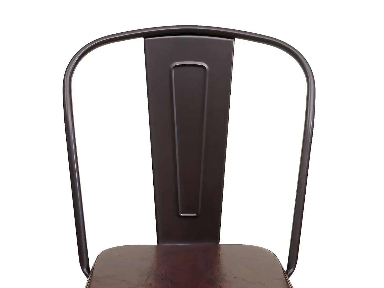Taburete de bar MCW-H10c (juego de 2), negro-marrón
