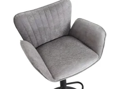 Taburete de bar MCW-M67 (juego de 2), gris claro pie negro