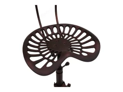 Taburete de bar MCW-N26, color cobre