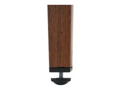 Taburete de bar MCW-O22 (juego de 2), antracita, cojín gris oscuro